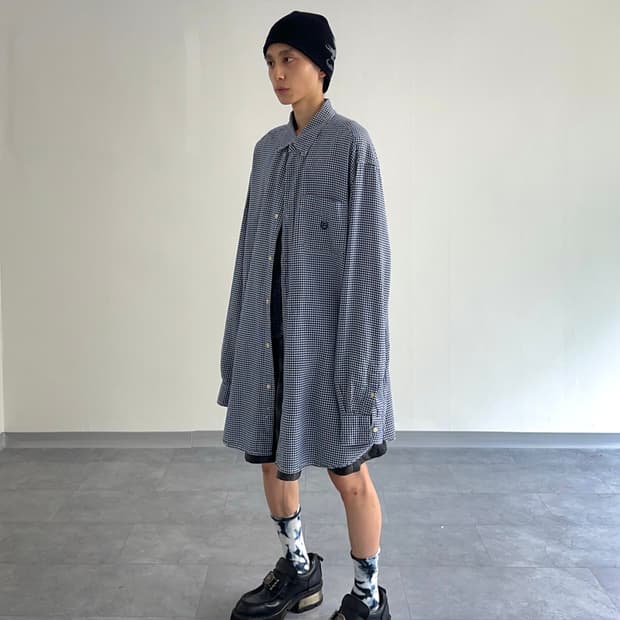 Chaps 콜로서스 깅엄 체크 셔츠