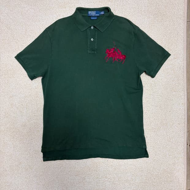 L) 폴로 랄프로렌 빅포니 기마로고 카라티 pk티