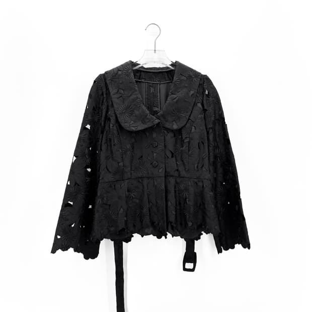 빈티지 펀칭 레이스 테일러 자켓
