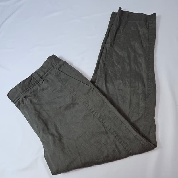 시스템옴므 SYSTEM 린넨 코튼 슬랙스 바지 32