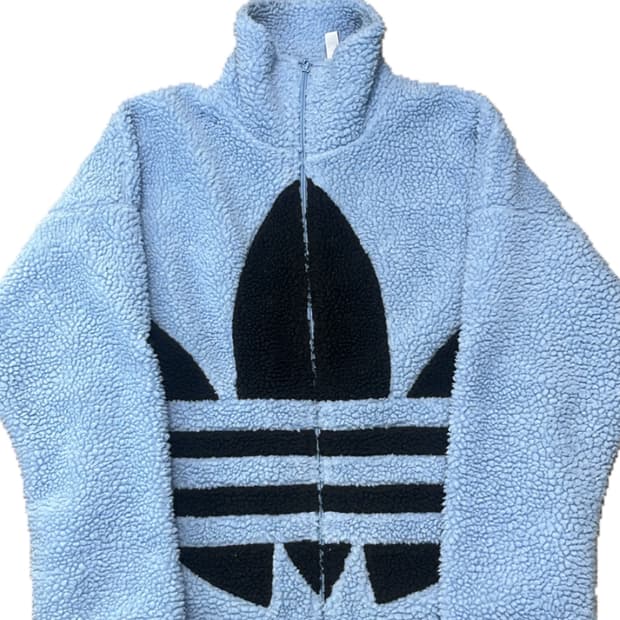 아디다스 트레포일 쉐르파 후리스 뽀글이 플리스