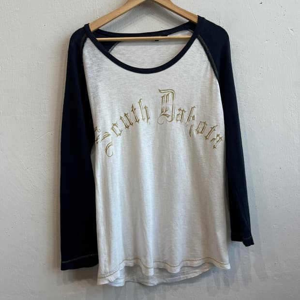 ABAHOUSE JPN 펑크 래글런 티셔츠 우먼즈