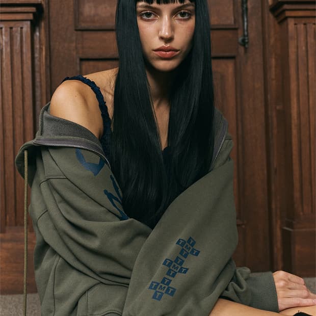 (택O) 투머치택스 오버워크 후드집업 (카키)