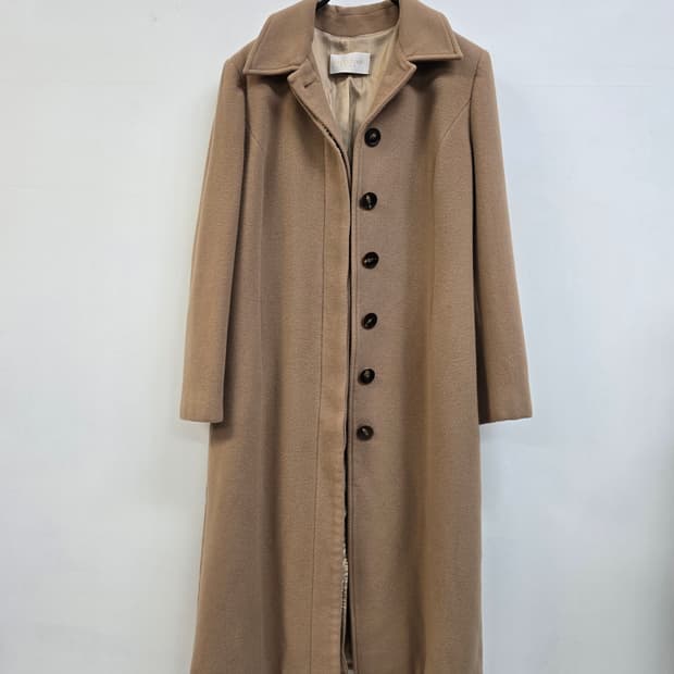 발렌티노 정품 울100% 단정라인 롱코트