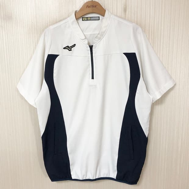 미즈노 글로벌엘리트 베이스볼자켓/하프집업 반팔바막 L(100)