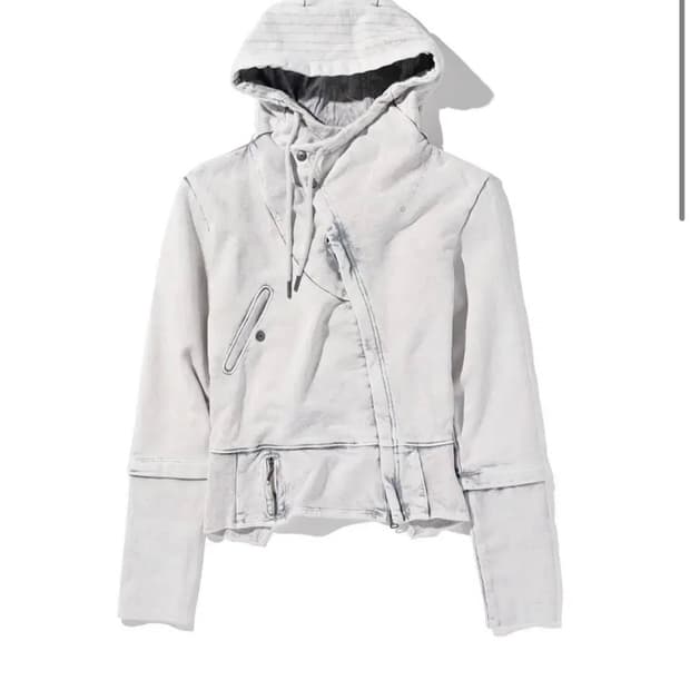 미스치프 asymmetric hoodie zip-up S