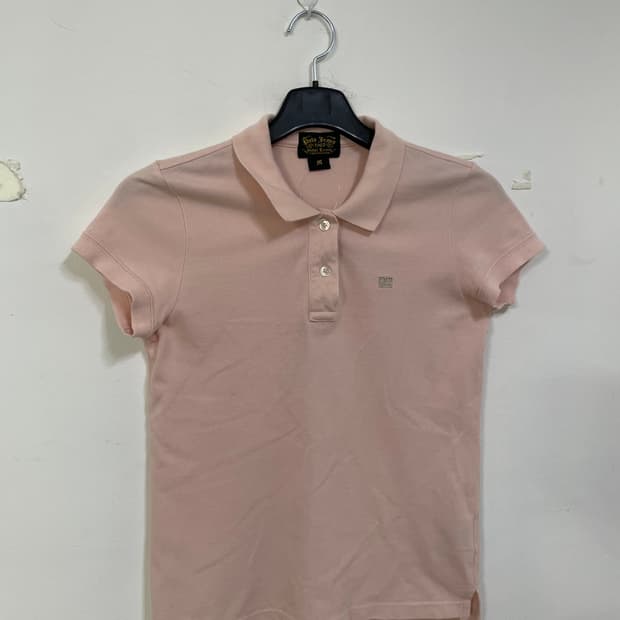 폴로진스 반팔 카라티 핑크