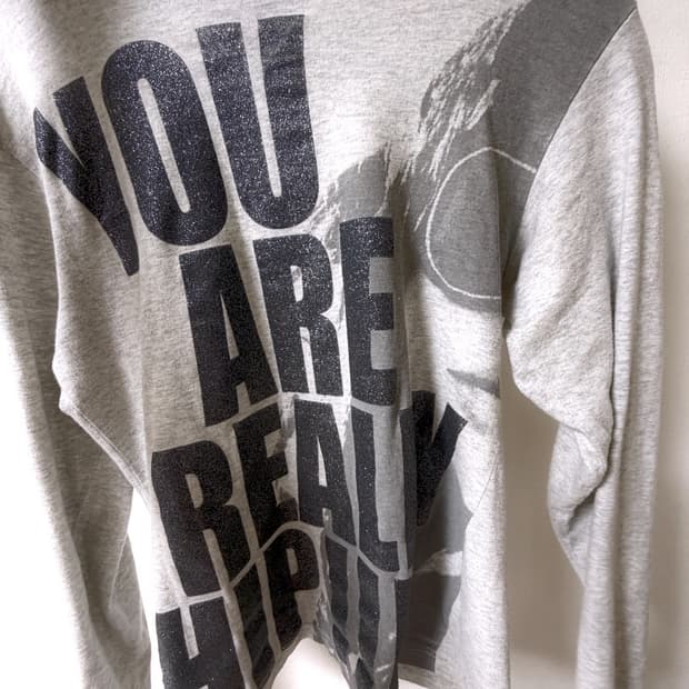 Vintage glitter long sleeve