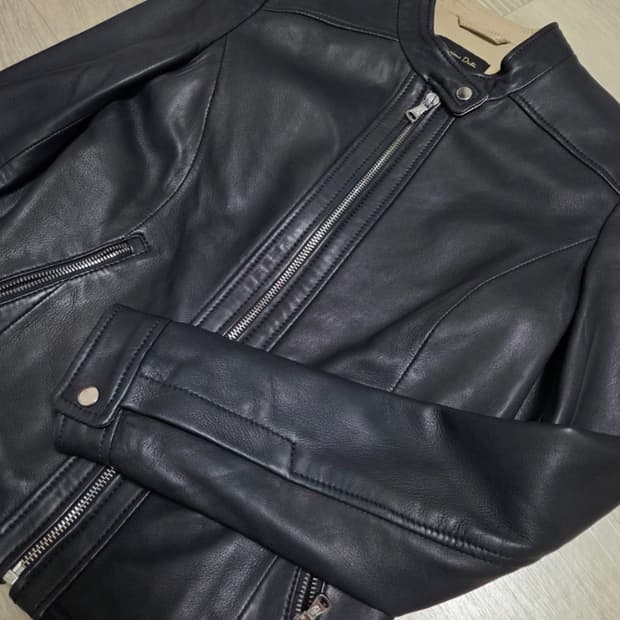 마시모두띠 양가죽 레더 자켓