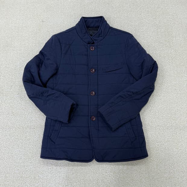 [95] 올젠 네이비 퀄팅 코트 자켓 0112T1