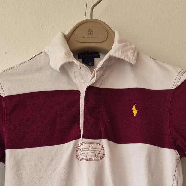 폴로랄프로렌 키즈 PK카라긴팔티셔츠 7 T사이즈