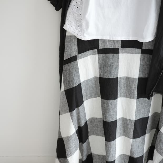 CRAFT STANDARD BOUTIQUE • 블랙 아이보리 빅체크