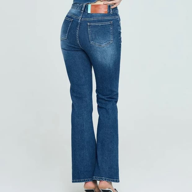 인스턴트펑크 소프트 부츠컷 데님 팬츠