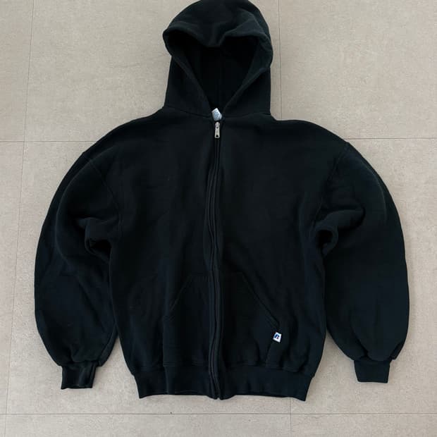 러셀 애슬레틱 집업 블랙