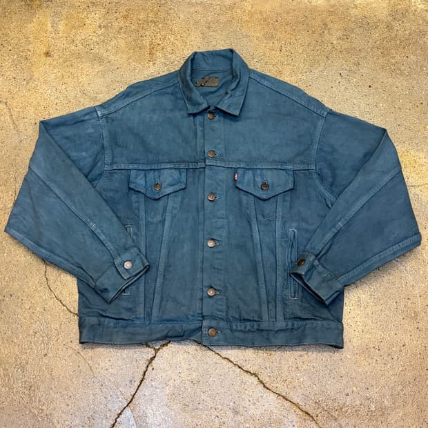 레어 90s 빈티지 리바이스 하드락카페 데님자켓 청자켓