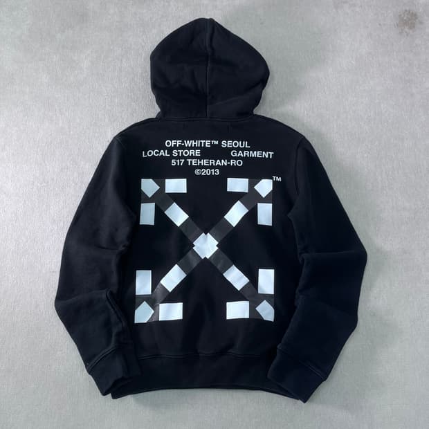 95 오프화이트 19SS 시티시리즈 서울 후드티