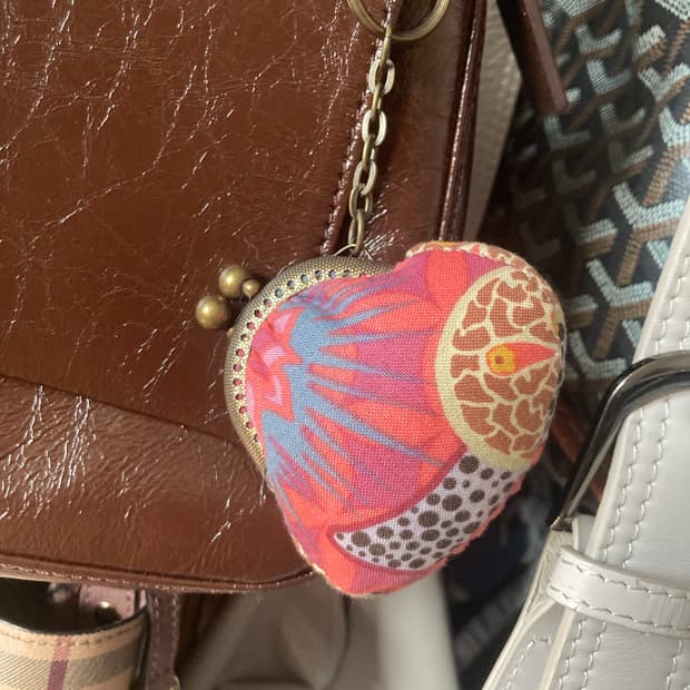 핸드메이드 복조리 코인지갑 키링