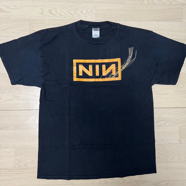 빈티지 2005 NIN 나인인치네일스 밴드티 L사이즈