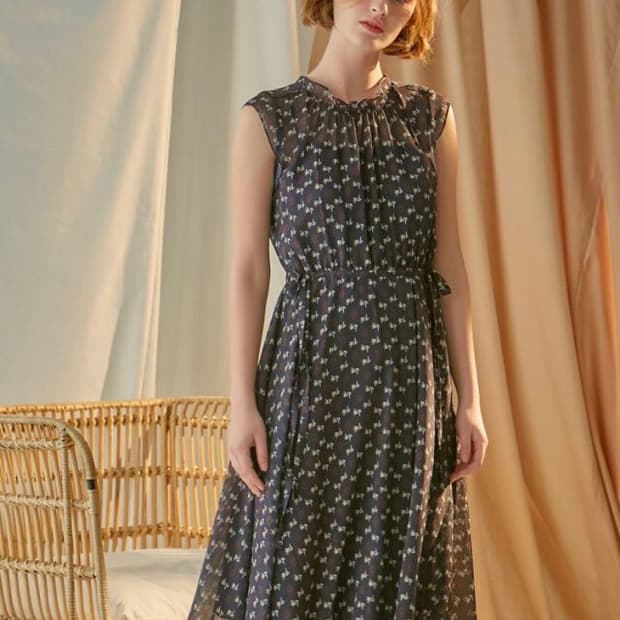 헤지스 레이디 쉬폰 원피스