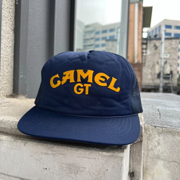 90s Camel 빈티지 카멜 GT 트러커캡 메쉬캡 모자 y18519