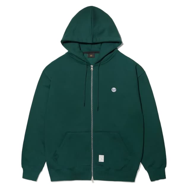 브라운브레스 BB CIRCLE ZIP-UP HOODIE - GREEN