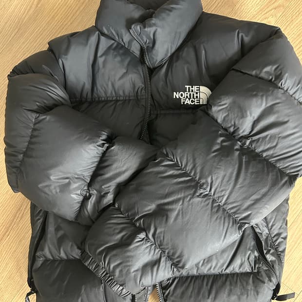 노스페이스 눕시 패딩 블랙 L