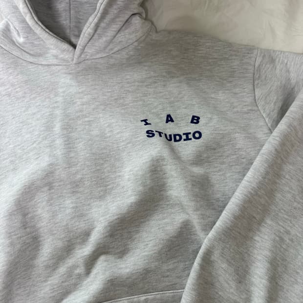 아이앱스투디오 백멜란지 후드티