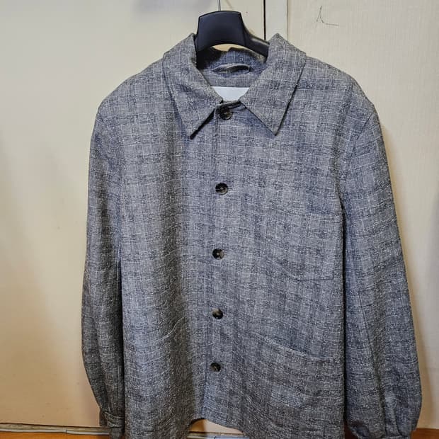 55) 가니 GANNI 트위드 울 자켓