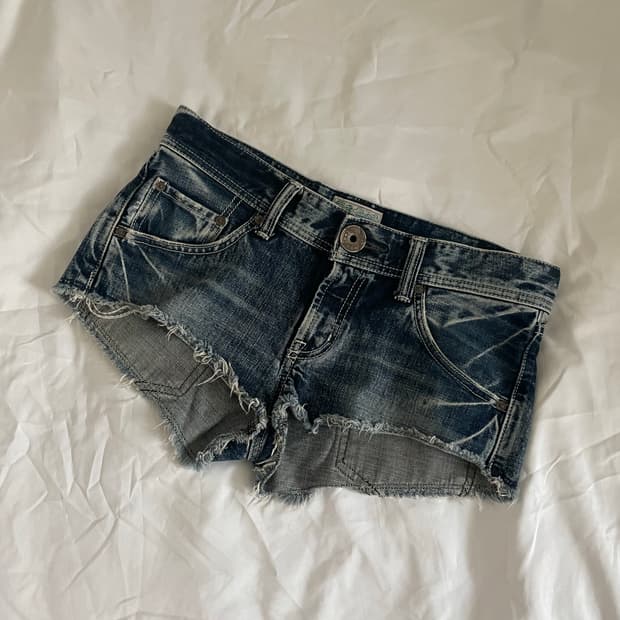 빈티지 로데오 크라운즈 y2k 갸루 데님 핫팬츠 숏팬츠 쇼츠