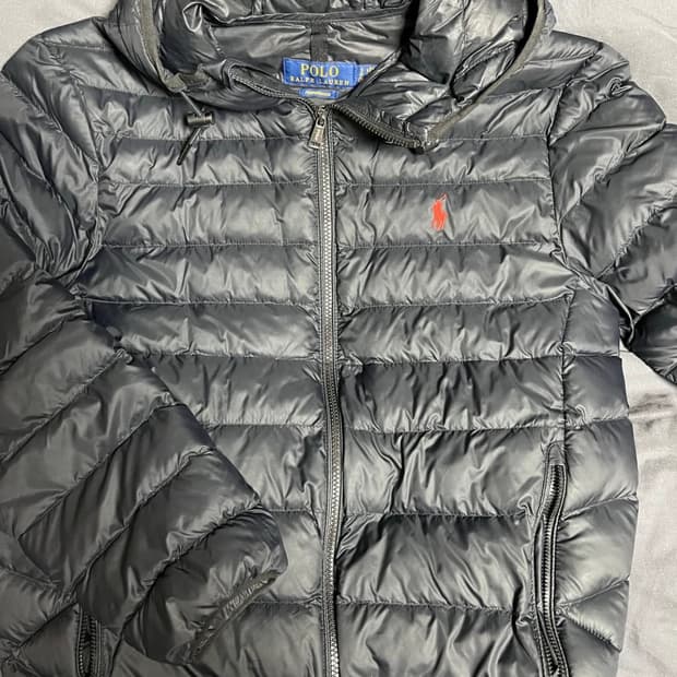 폴로 경량패딩(블랙 새상품)