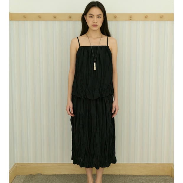 드멜리 Wave Sleeveless/ Wave Skirt 셋업