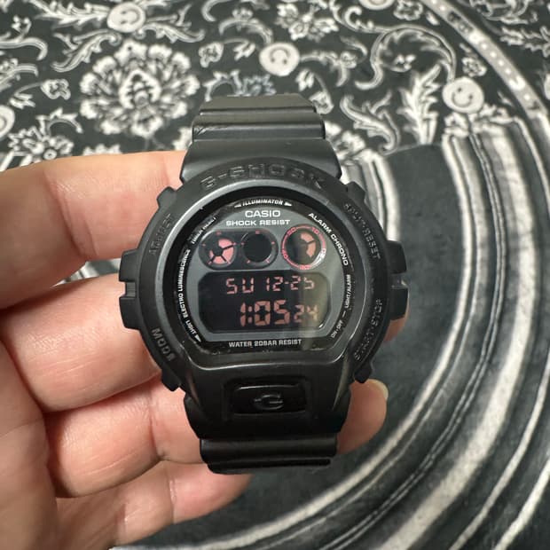 카시오 지샥 DW-6900 올블랙