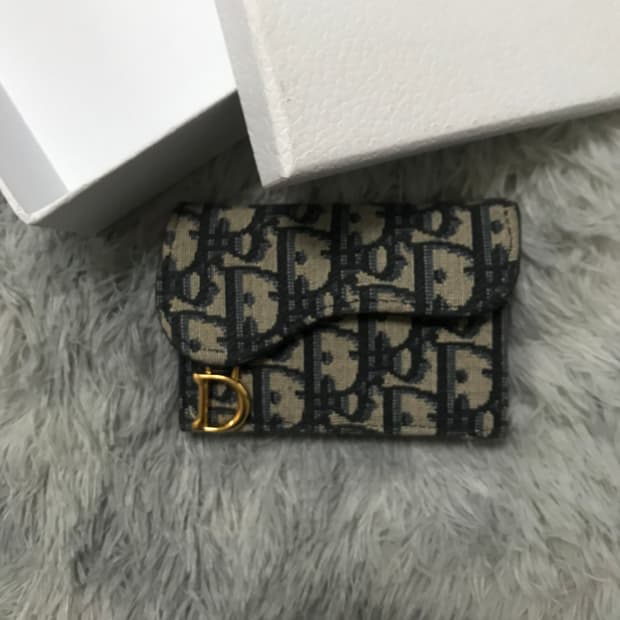 [정품] 디올 오블리크 새들 카드지갑