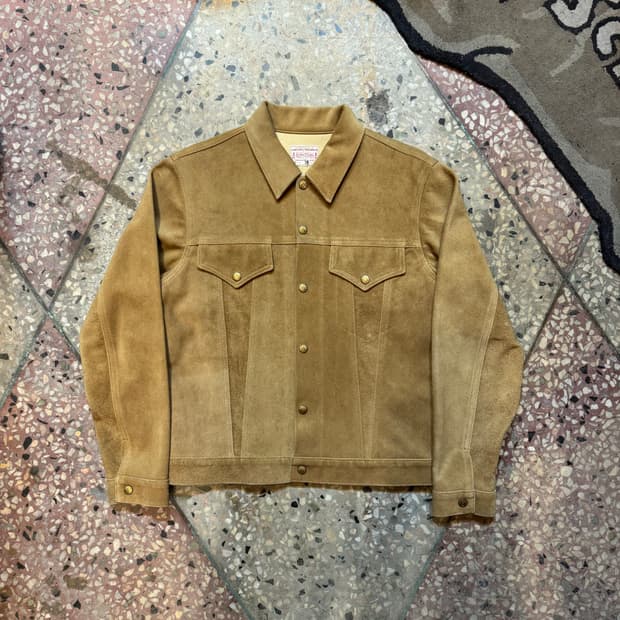 본쿠라 스웨이드 트러커 자켓 (38~40)