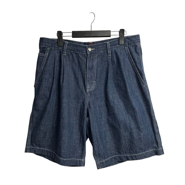 LEE 베이직 버뮤다 데님 쇼츠 인디고 다크 34size