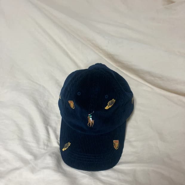 폴로 멀티포니 코듀로이 볼캡 모자