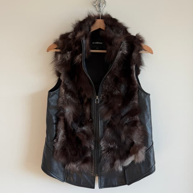 Pre owned 폭스퍼 램스킨 베스트