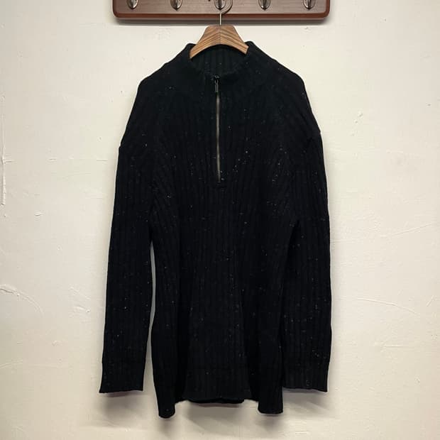 아이스버그 버진 울 블랙 스웨터 