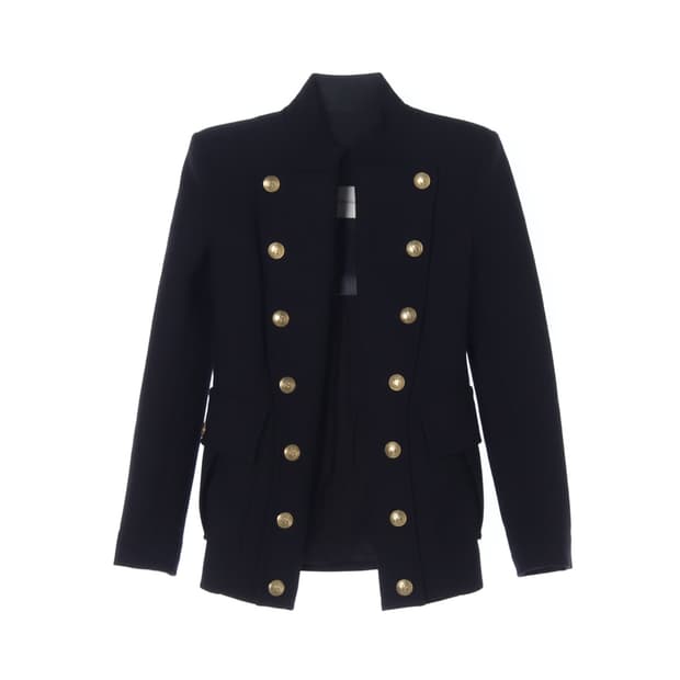 [XS]피에르발망 울96% 더블 금장 버튼 나폴레옹 재킷
