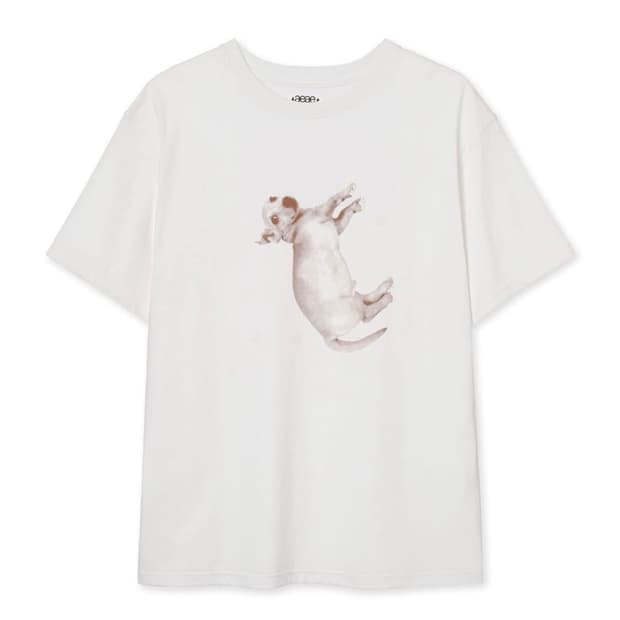 [2] aeae X PEAKBOY BARNEY T-SHIRTS WHITE