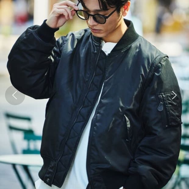 프릭스스토어 ma-1 블랙 100