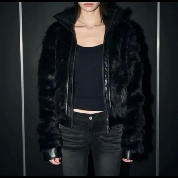 보헤미안서울 레더 퍼자켓