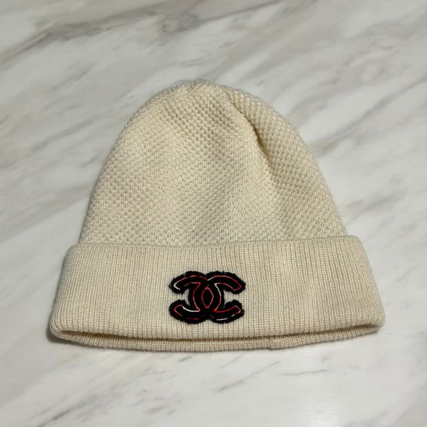 샤넬 CC로고 캐시미어 비니