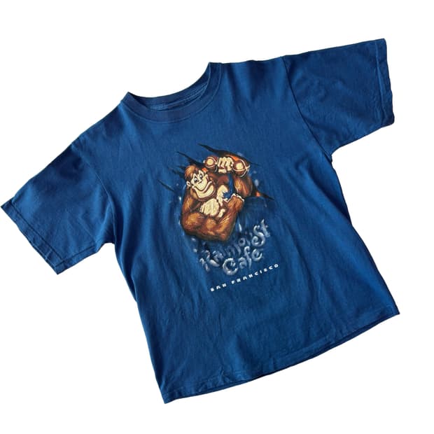 레인포레스트 카페 샌프란시스코 빈티지 티셔츠