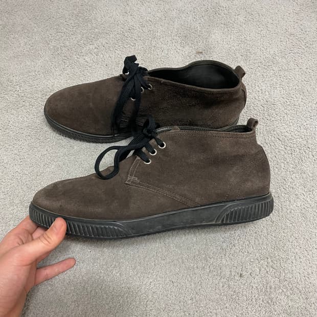 275) 프라다 스포츠 스웨이드 레더 스니커즈 신발