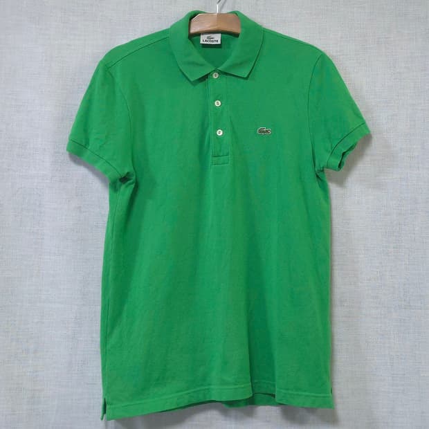 LACOSTE 라코스테 정품 그린 피케 반팔 폴로 티셔츠 여름 카라티 9
