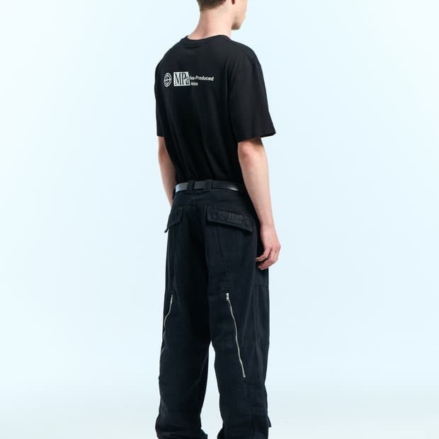 PLASTICPRODUCT WAVE ZIPPER PANTS