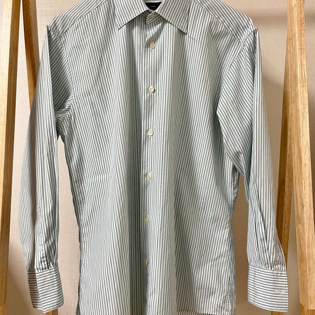 Zegna 스트라이프 셔츠 41/16 정품
