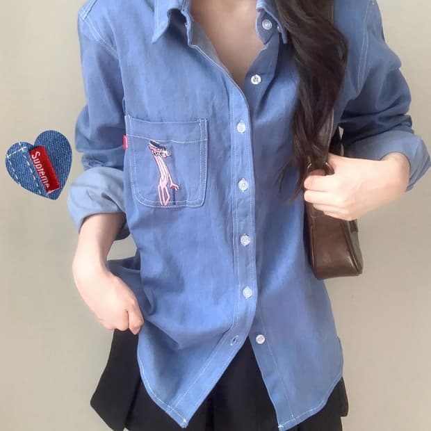 슈프림 핑크팬더 셔츠 