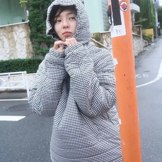 페스토 패딩 아노락 점퍼 쿠키앤크림